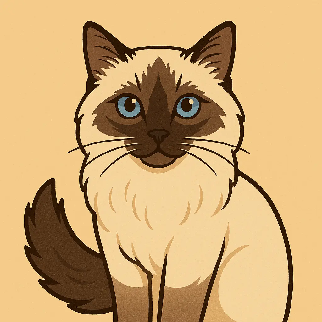 ChatGPT生成イラスト（ネコ１）